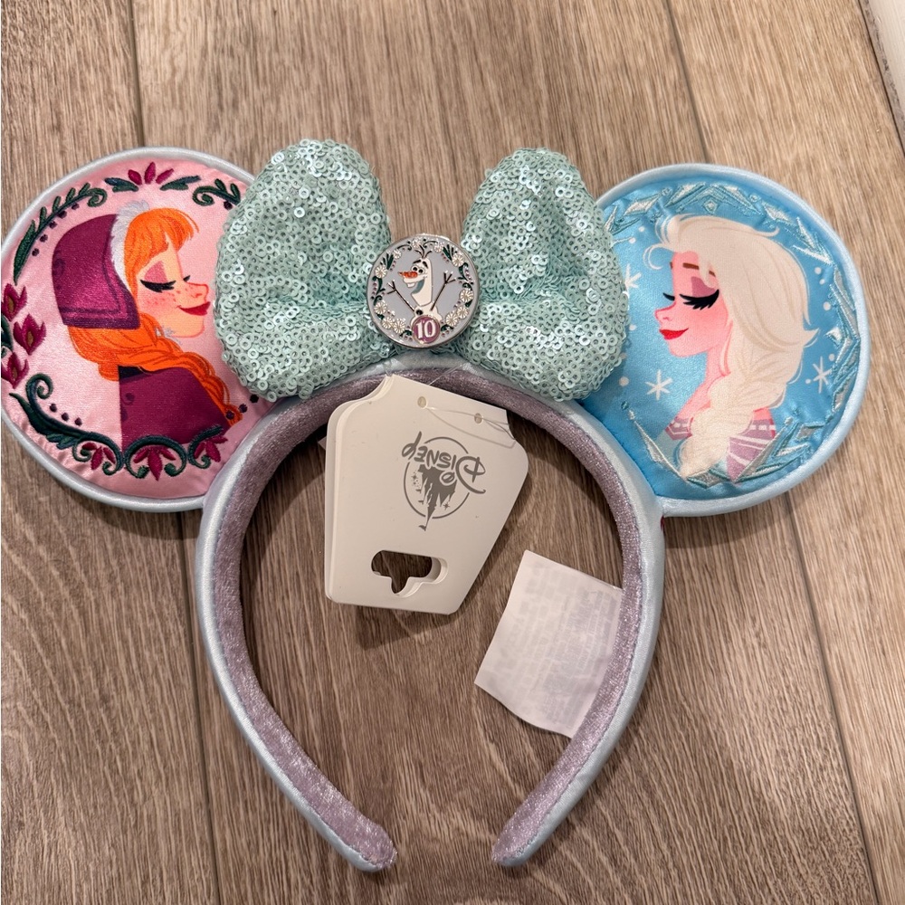 Disney Frozen Mint Sequin Ears Headband